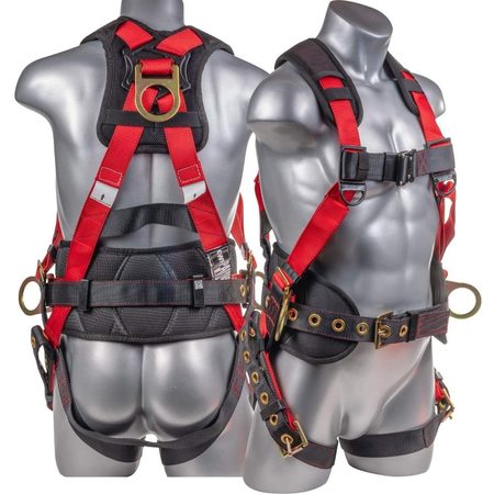 Palmer Safety Vest Style, L, Red/Black H222101121LG